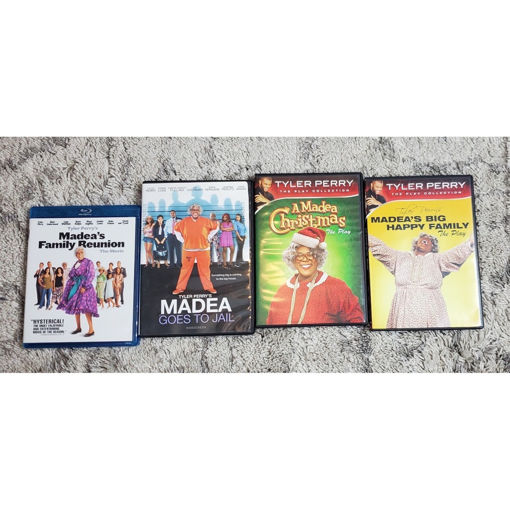 Tyler Perry Madea Movie Play DVD Blu-ray 4p‎ Bundle Excellent Comedy